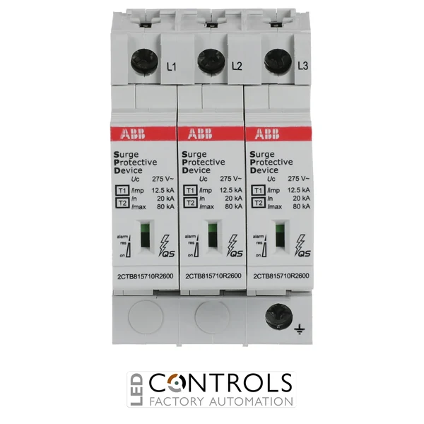 2CTB815710R1800 ABB OVR T1-T2 3L 12.5-275s P QS Combined Surge Protective Device