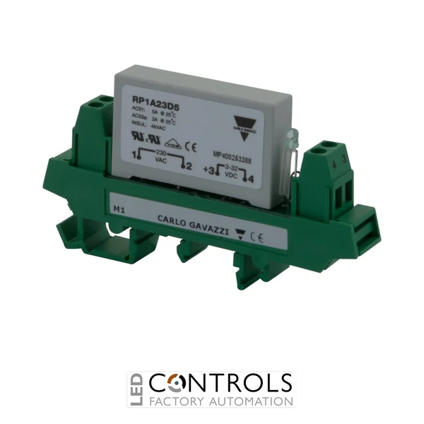 RP1B23D5M1 - SSR RP 230V 5A DIN RAIL