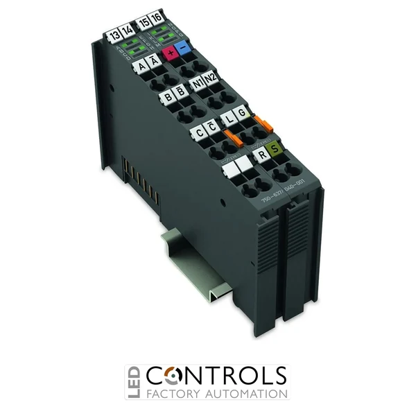 Wago 750-637/040-001 Incremental encoder interface 24VDC differential input 32 bit,  XTR - Extreme version Dark Gray