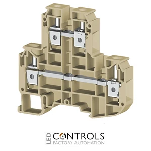 ERD10BEIGE IMO Screw Clamp Terminal 10mm, 300V, 30A, Double Deck