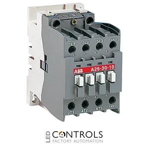 ABB Contactor AC3 26 Amp 11Kw 3 Main poles 1 Normally Open Aux 1SBL241001R8810
