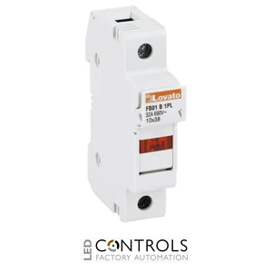 FB01B1PL - FUSE HOLDER 1P 10X38 NO UR C/W IND.