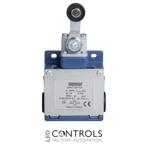 EMAS L53K13MEP125 EMAS L53 SERIES LIMIT SW. SNAP ACTION 1NC+1NO- SHORT PLASTIC ROLLER - image 3