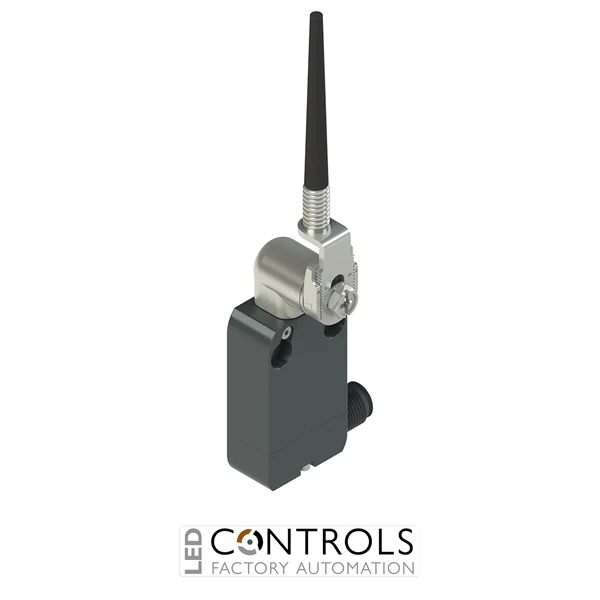 NA B112LL-DMK Pizzato Modular prewired switch with metal revolving lever with flexible adjustable rod