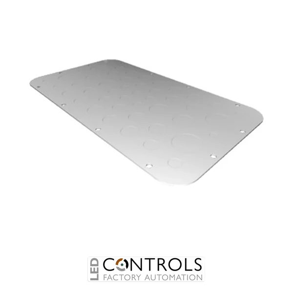 SZ2576.100 SZ Metal gland plate, Size 6 with metric knockouts