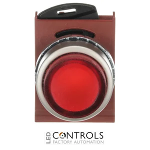 1SFA184501R9101 ABB P9MPLRSD Red Illuminated Extended Momentary Pushbutton - image 2