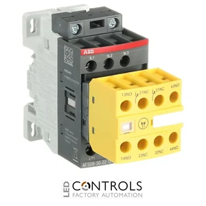 1SBL137082R1322 ABB AFS09-30-22-13 - AFS09 9A 3 Pole Safety Contactor 2NO 2NC Auxiliary Contacts