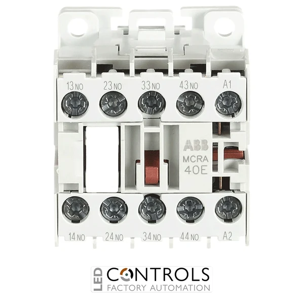 1SAH100004R9900 ABB MCRA040ATN Mini Contactor Relay 4NO Control Relay