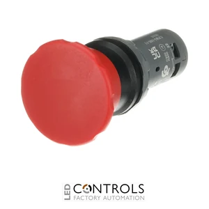 1SFA619126R1071 ABB CPM3-10R-11 Red 40 mm Momentary Mushroom Pushbutton 1 NO + 1 NC - image 2