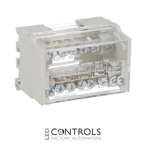 ACB2P100G07 - DIST BLOCK 2P 100A 7 TERMINALS