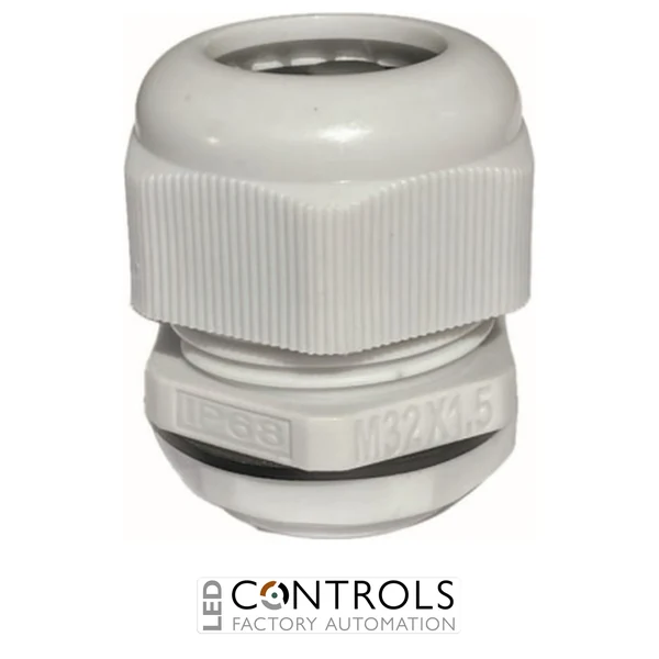 DTGPG42LG Partex nylon cable gland, PG42, LIGHT GREY, cable Ø 30 to 38mm, pack 1