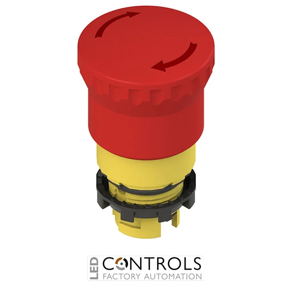 E2 1PERZ4531-T6 Pizzato Turn to release emergency pushbutton