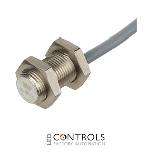 ICB12S23F04A2NC - IND PROX SENS. M12 SHORT BODY CABLE NPN NC FLUSH
