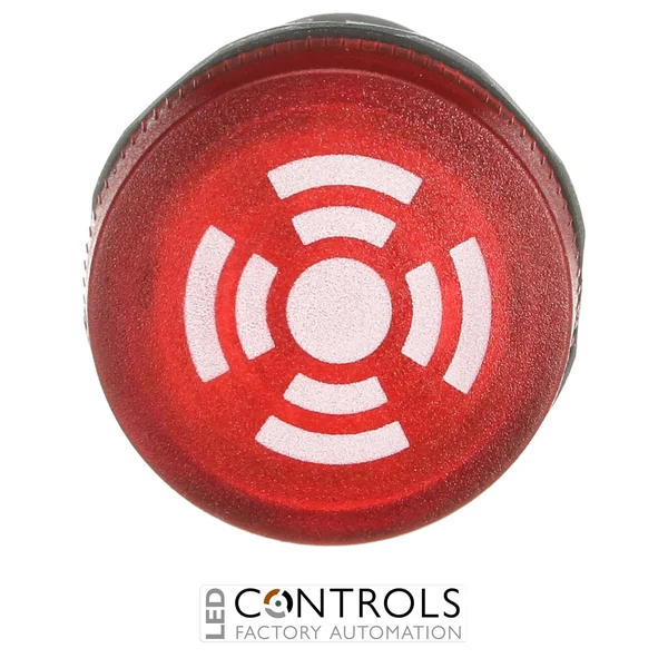 1SFA619600R6121 ABB CB1-612R Red Illuminated Pulsating Buzzer 110-130 V DC