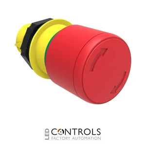 LOVATO LPCB6634 RED MUSHROOM-HEAD ACTUATOR 30MM