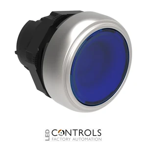 LOVATO LPCBL106 BLUE ILLUMINATED FLUSH PUSH-BUTTON