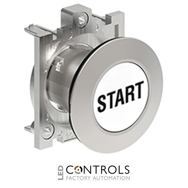 LOVATO LPFB1168 WHITE FLUSH MET.FLAT PUSH-BUTTON START