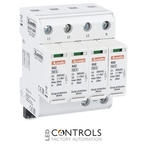 SG24PA300R - SURGE PROTECTION DEVICE TYPE 2 3P+N PLUGIN + RELAY