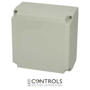 6081321 Fibox ABS 175/100 HG Enclosure, ABS High base, grey cover