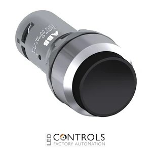 1SFA619102R3016 ABB CP3-30B-10 Compact Pushbutton Black Extended 1NO