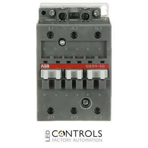 1SBL351022R8400 ABB UA50-30-00 110V 50Hz / 110-120V 60Hz 3 Pole 3NO 0NO/0NC Capacitor Switching Contactor