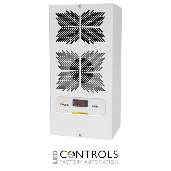NXT08C0E1U00000 nVent Hoffman Vertical Indoor Air Conditioner, 880 W, 115 V, Galvanized Steel 640x316x240 UL