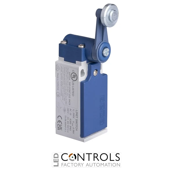 EMAS L5K13MEM126 EMAS L5 SERIES LIMIT SW. SNAP ACTION 1NC+1NO METAL ROLLER