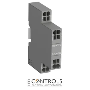 1SBN010134R1011 ABB CAL4-11K Auxiliary Contact Block 1NO 1NC Front Mount Push In Spring Terminals