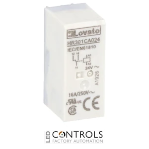HR301CA024 - MINIATURE RELAY 1C/O 16A, 24VAC