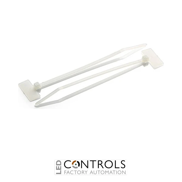 MAR110F-N Partex Identification Cable Ties (Non-Releasable), 110mm x 2.5mm, Natural, pack 100