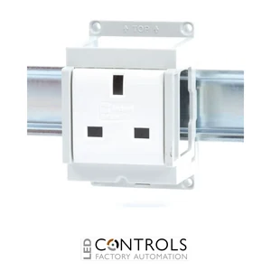 MARL1412.UK MARL 250V AC Control Panel DIN Rail Mountable UK Socket (13A)