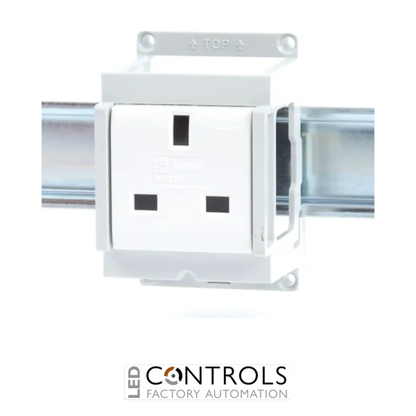 MARL1412.UK MARL 250V AC Control Panel DIN Rail Mountable UK Socket (13A)