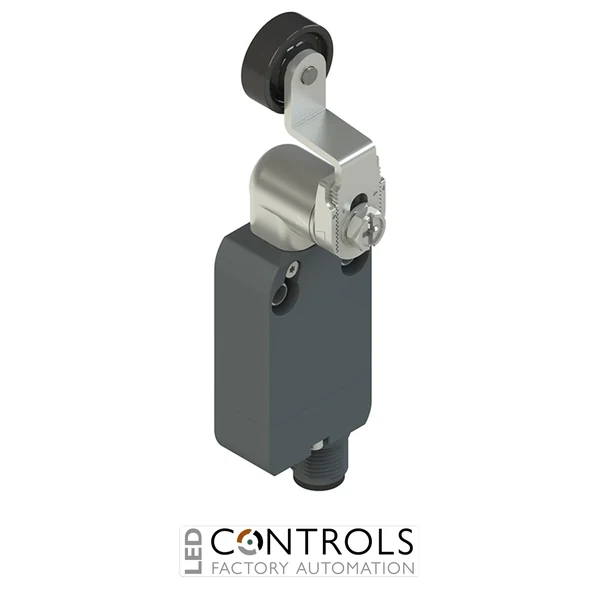NF B112KE-SMK Pizzato Modular prewired switch with adjustable shaped metal revolving lever diam. 20 roller