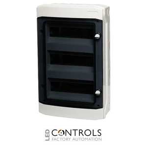 E-36W IMO 36Way IP65 Enclosure 318x507x142, Transparent Door