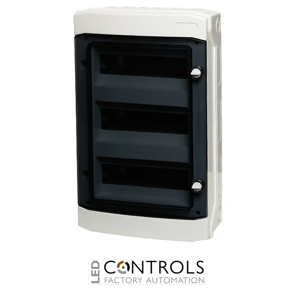E-36W IMO 36Way IP65 Enclosure 318x507x142, Transparent Door