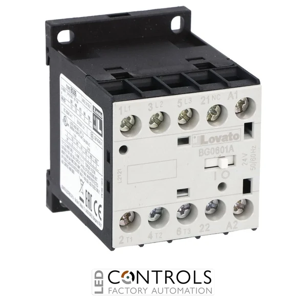 11BG0601A024 - 3P MINICONTACTOR BG06.01A 024V 50-60 Hz