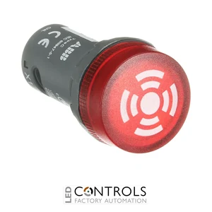 1SFA619600R6121 ABB CB1-612R Red Illuminated Pulsating Buzzer 110-130 V DC - image 3