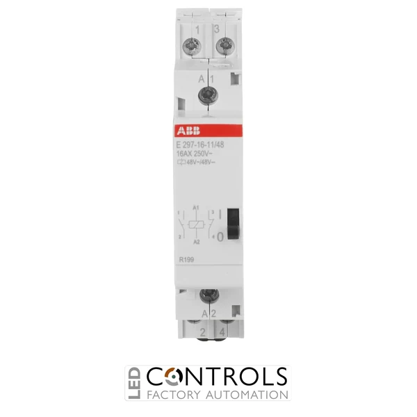 2TAZ311000R2033 ABB E297161148 E297-16-11/48 Installation Relay 1NO+1NC 16 A