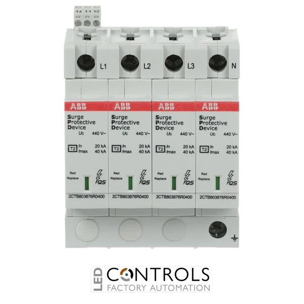 2CTB803873R5300 ABB OVR T2 4L 40-440 P TS QS Type 2 Surge Protective Device