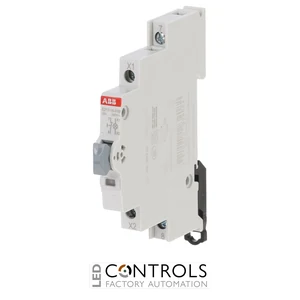 2CCA703250R0001 ABB E217-16-01B Illuminated Pushbutton 1NC White LED 16 A - image 2