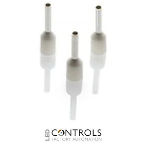 CEF7508G(1000) Partex FERRULE 0.75MM WHITE SINGLE (1000)