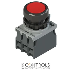 E2 AC-DXBC0402 Pizzato Complete unit with illuminated pushbutton, fixing adapter and contacts