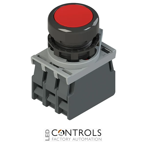 E2 AC-DXBC0402 Pizzato Complete unit with illuminated pushbutton, fixing adapter and contacts
