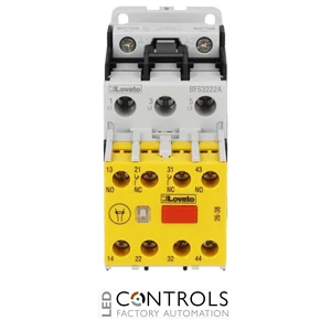 BFS0923A024 Lovato 3 Pole 9A 24VAC Safety Contactor