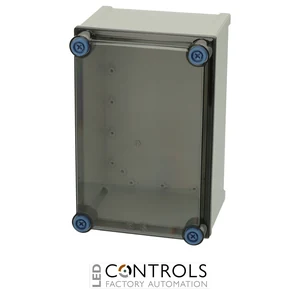 8113038 Fibox CAB PCQ 302017 T Enclosure, Polycarbonate Smoked transparent cover