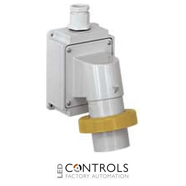 PEW3243SM Ilme Wall mounted appliance inlet 32 amp 110v 3 pole IP67