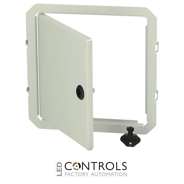 8120712 Fibox IDS ARCA 3030 Inner door set Galvanized steel door frames, door from aluminium, RAL 7035, for sizes 300x300x210
