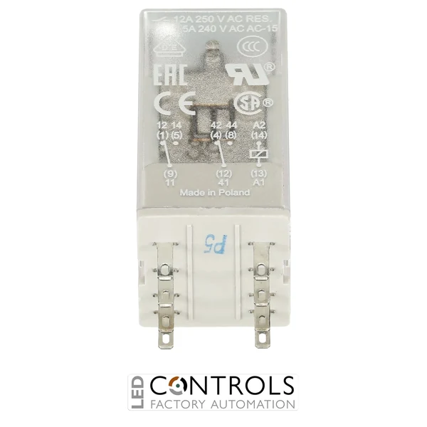 1SVR405611R3000 ABB CR-M230AC2 Pluggable Relay 2C/O 230VAC