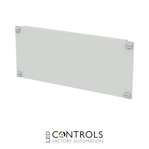 4TBA831801C0100 ABB 831801 ARIA Solid Modular Cover Plate Grey Plastic - image 2