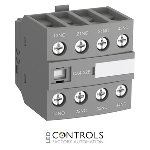 ABB ca4-04e front mounted 4nc instantaneous aux contact block
